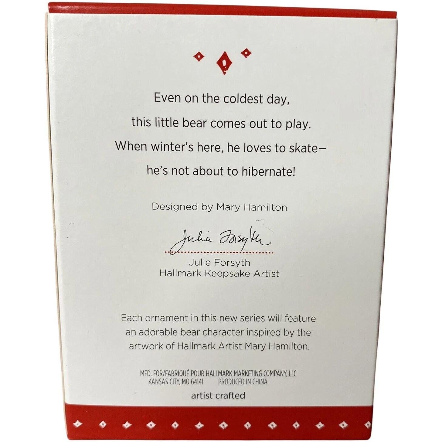 2015 Can't Wait to Skate Hallmark Ornament (Mary Hamilton's Bears) QX9267