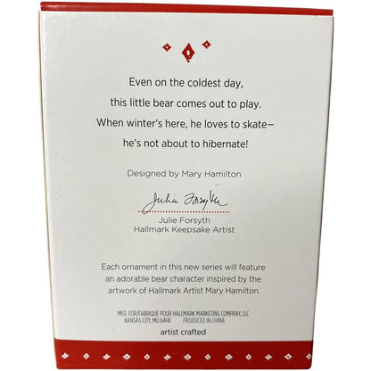 2015 Can't Wait to Skate Hallmark Ornament (Mary Hamilton's Bears) QX9267