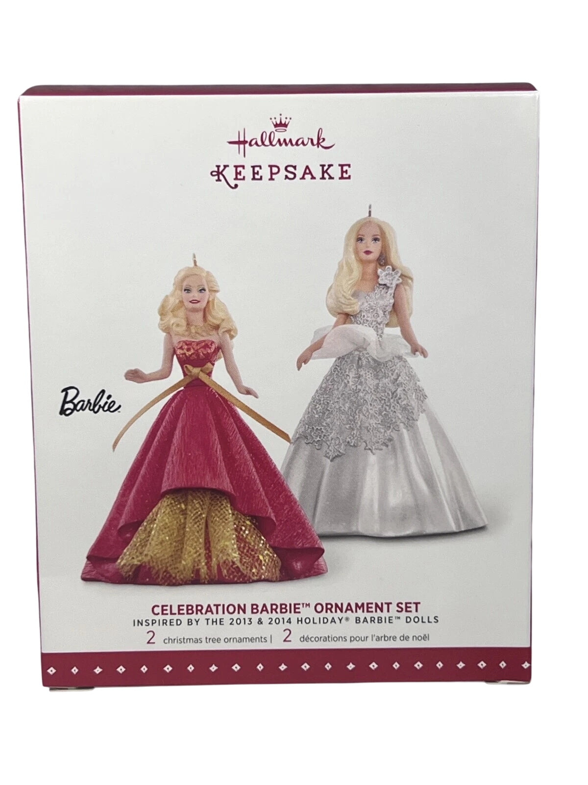 2015 Celebration Barbie Ornament Set Hallmark Ornament (Barbie) QXI2787