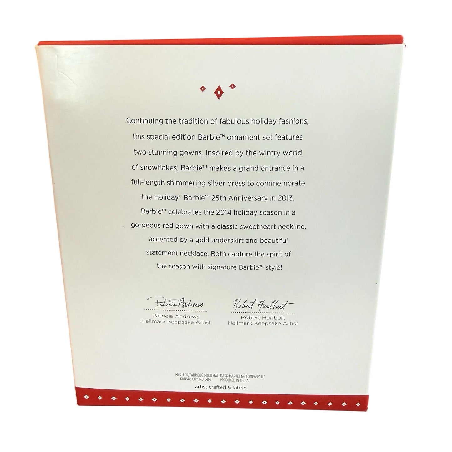 2015 Celebration Barbie Ornament Set Hallmark Ornament (Barbie) QXI2789