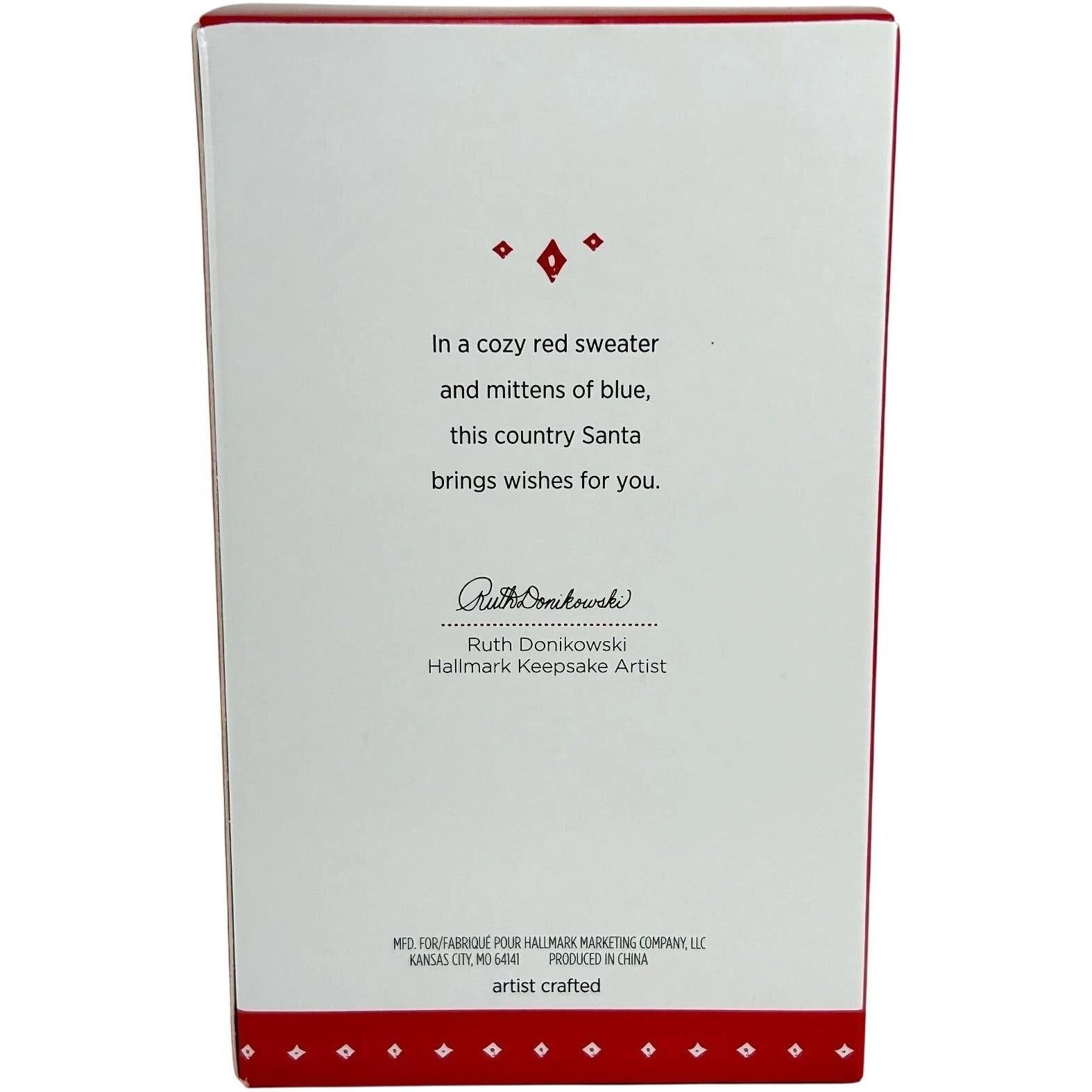 2015 Country Santa Hallmark Ornament (Santa Claus) QGO1557