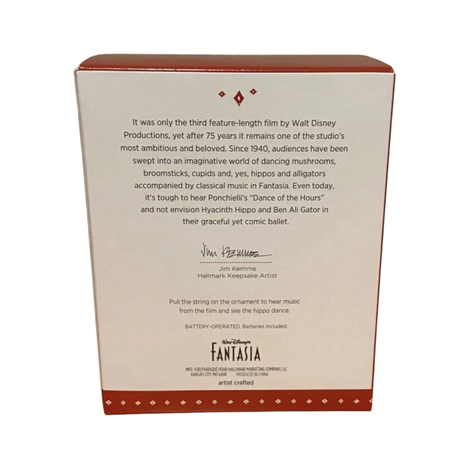 2015 Disney Fantasia 75th Anniversary Hallmark Ornament (Disney) QXD6017