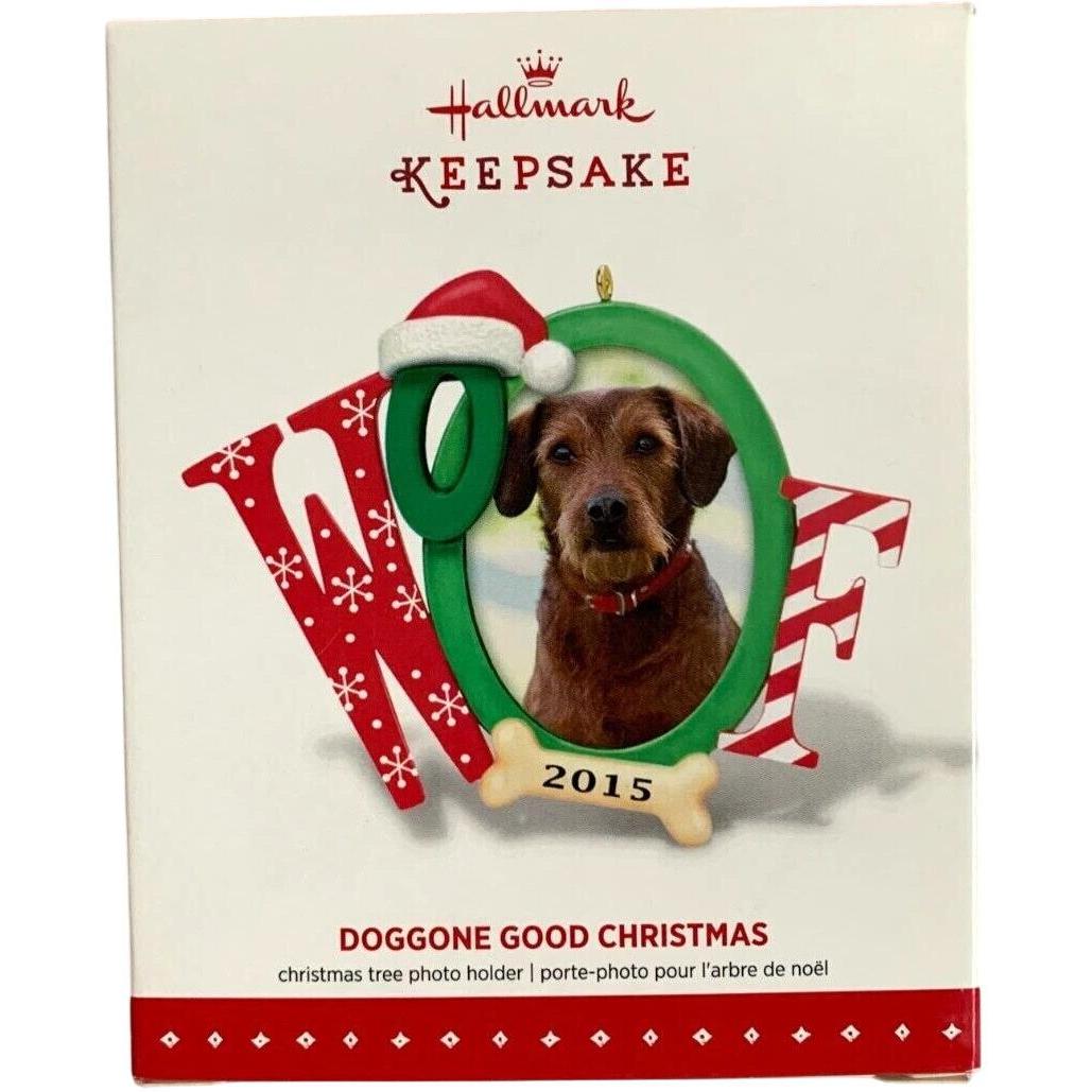 2015 Doggone Good Christmas Hallmark Ornament (Photo Holder) QGO1249