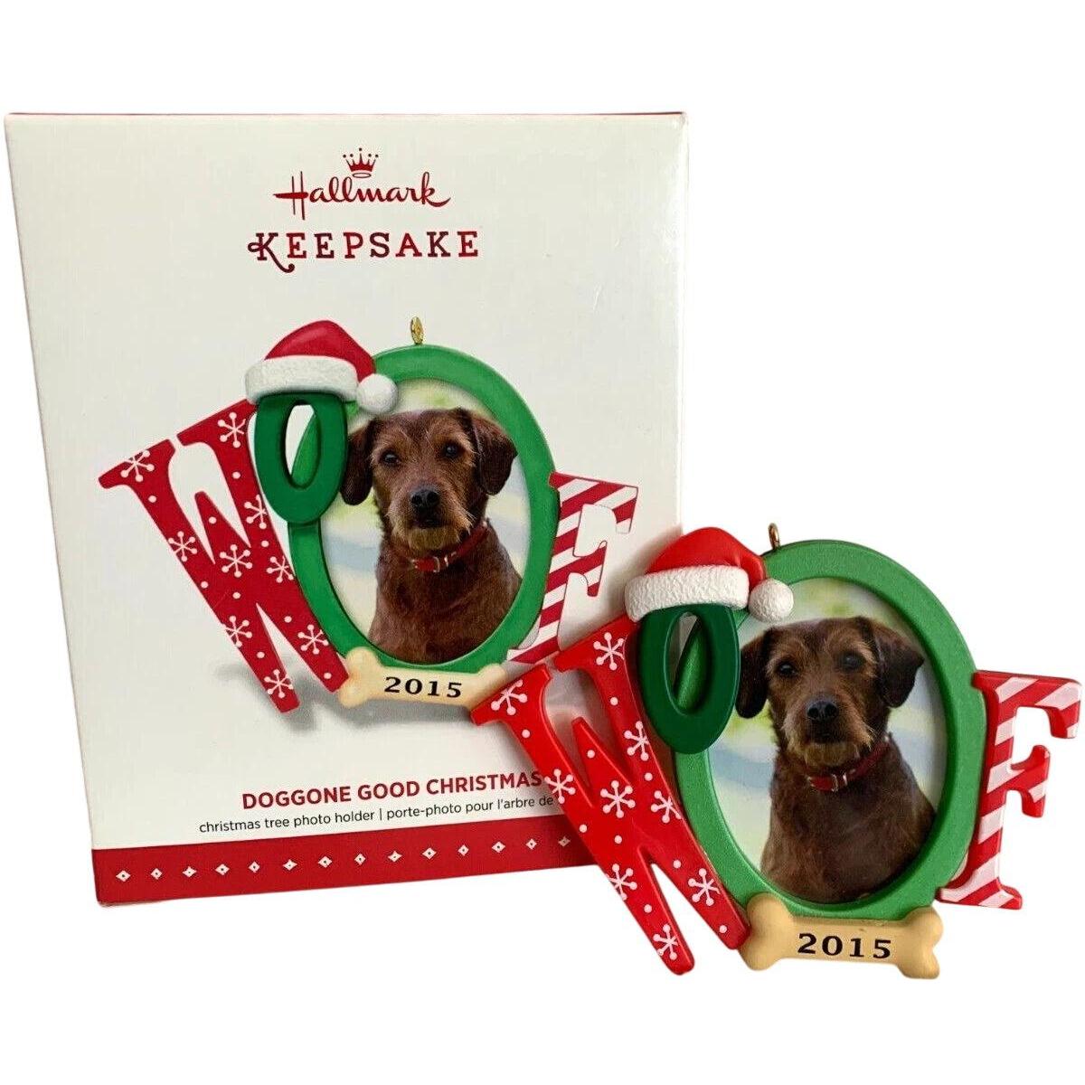 2015 Doggone Good Christmas Hallmark Ornament (Photo Holder) QGO1249