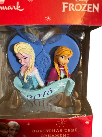 2015 Elsa and Anna Hallmark Ornament (Frozen) 1HCM8630