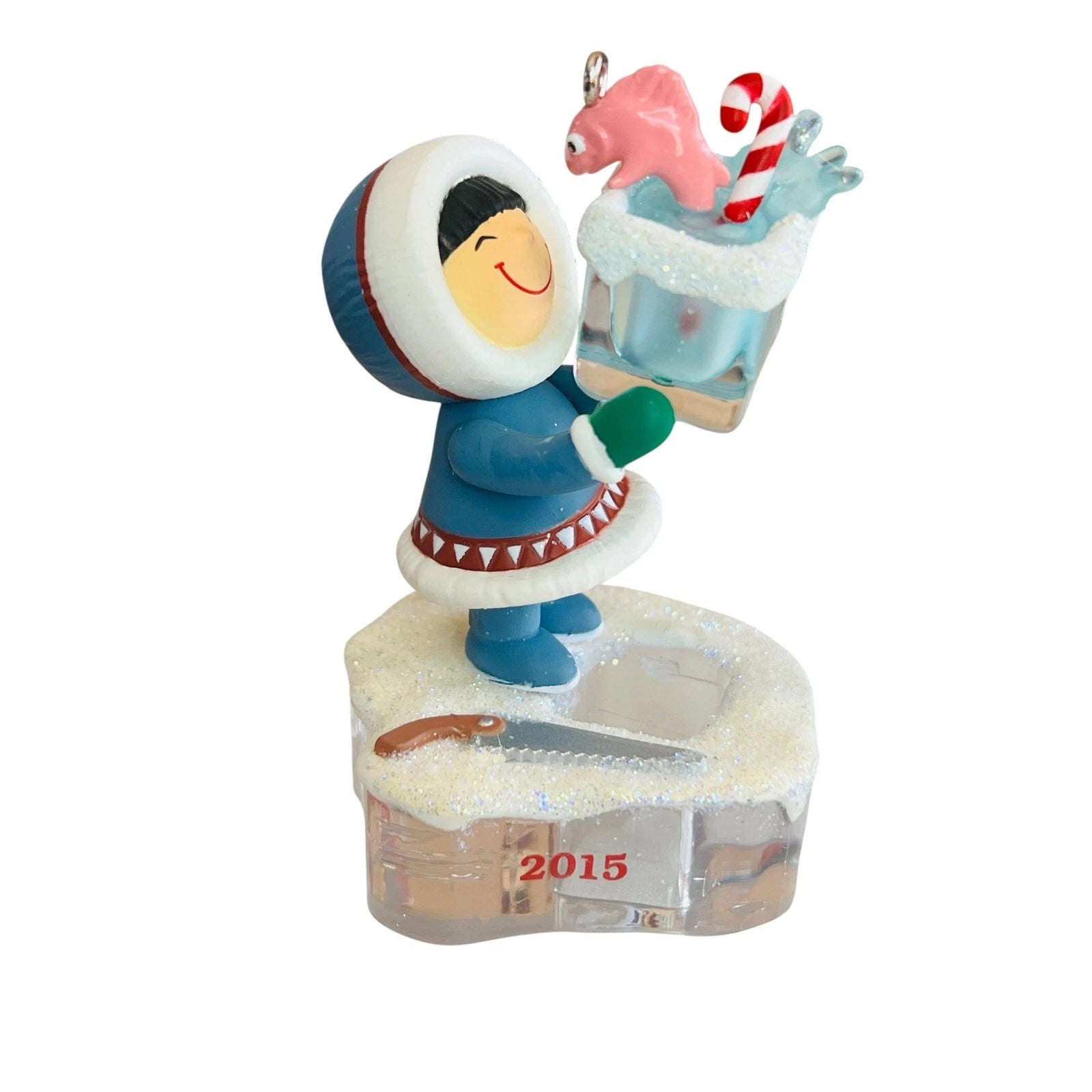 2015 Fishing Frosty Hallmark Ornament (Frosty Friends) QX9137