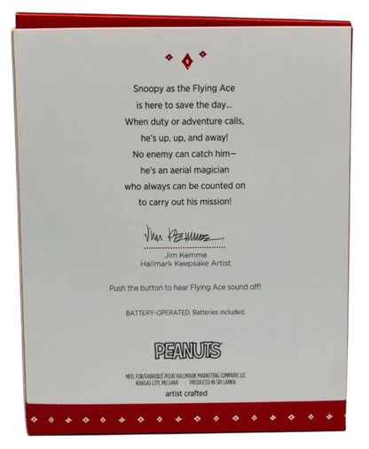 2015 Flying Ace Hallmark Ornament (Peanuts) QXI2387