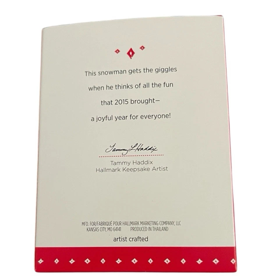 2015 Frosty Fun Decade Hallmark Ornament (Frosty Fun Decade) QCX9087