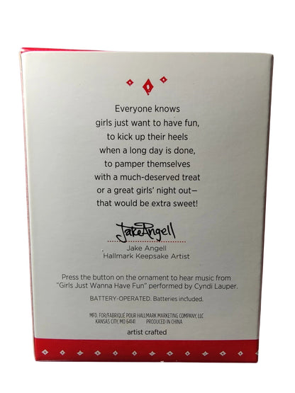 2015 Girls Just Want to Have Fun Hallmark Ornament (Magic Sound) QGO1039