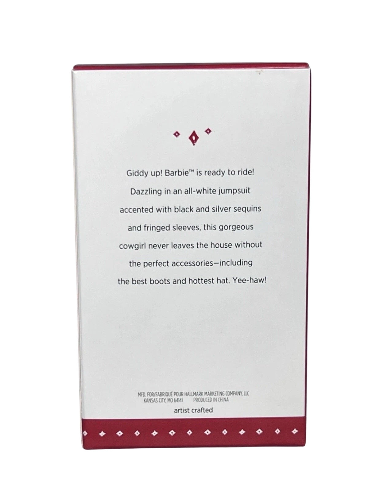 2015 Gorgeous Western Star Hallmark Ornament (Barbie) QXI2799