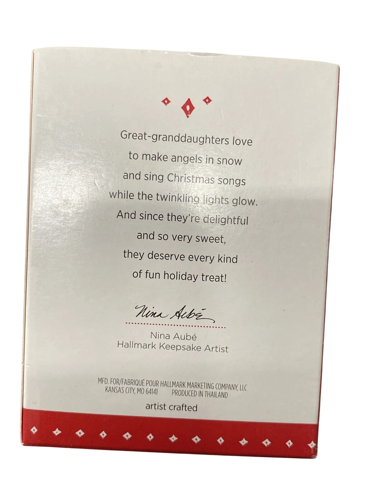 2015 Great-GrandDaughter Hallmark Ornament (Family) QGO1279