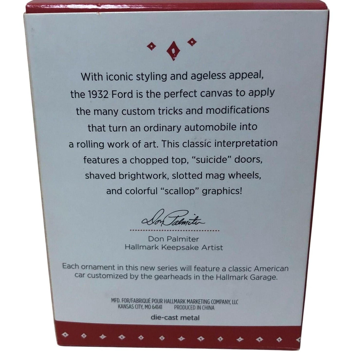 2015 (1932) Ford Hallmark Ornament (Keepsake Kustoms) QX9229