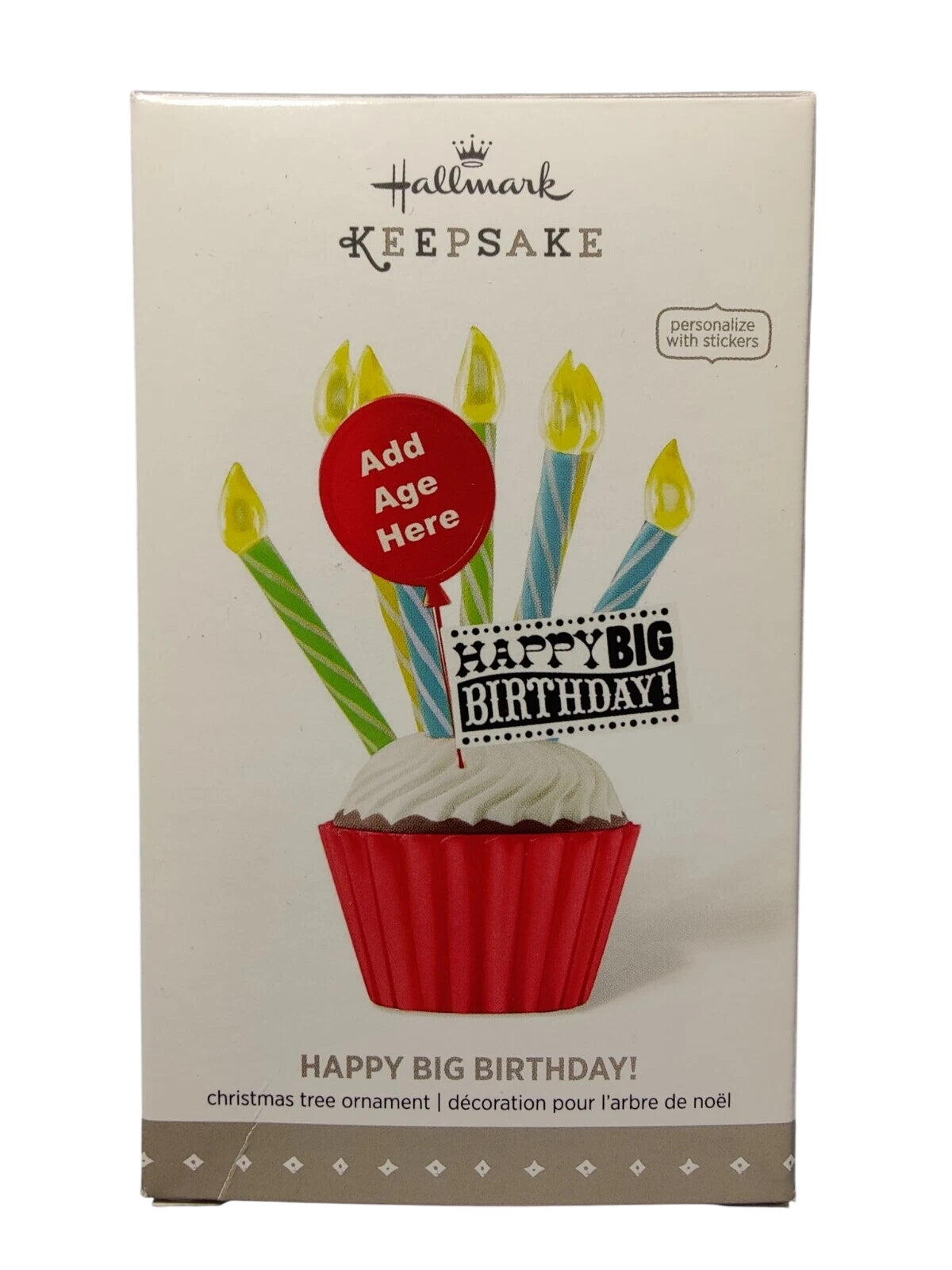 2015 Happy Big Birthday! Hallmark Ornament (Cupcake) QHX1197