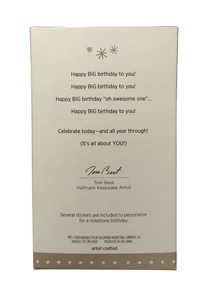 2015 Happy Big Birthday! Hallmark Ornament (Cupcake) QHX1197