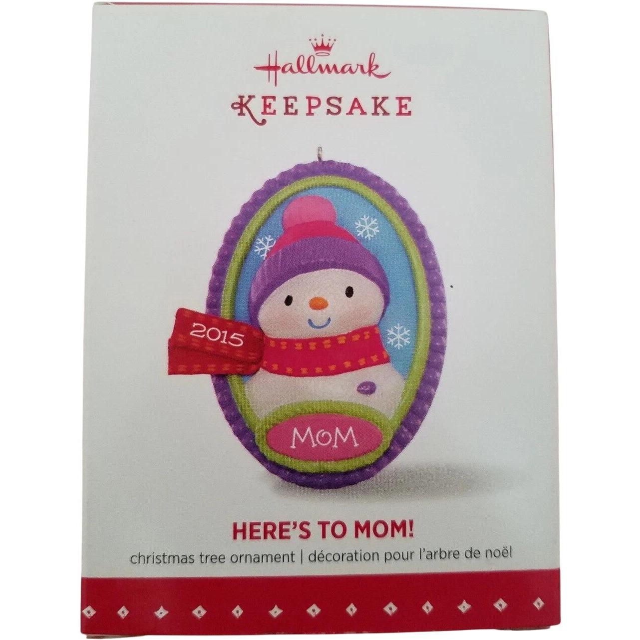 2015 Here's to Mom! Hallmark Ornament (Mom) QG01217
