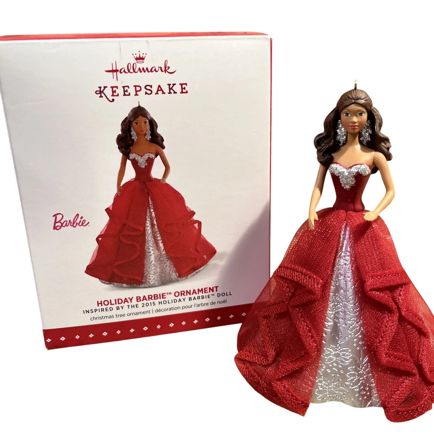 2015 Holiday Barbie Hallmark Ornament (Holiday Barbie) QXI2779