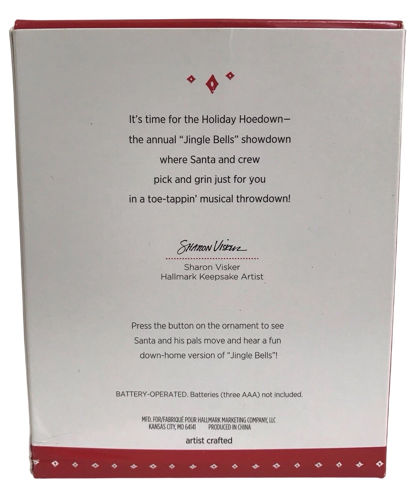 2015 Holiday Hoedown Hallmark Ornament (Santa Claus) QGO1337