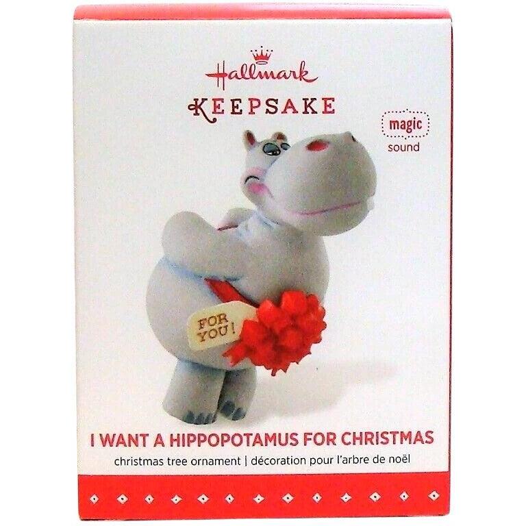 2015 I Want a Hippopotamus for Christmas Hallmark Ornament (I Want A Hippopotamus For Christmas) QGO1037