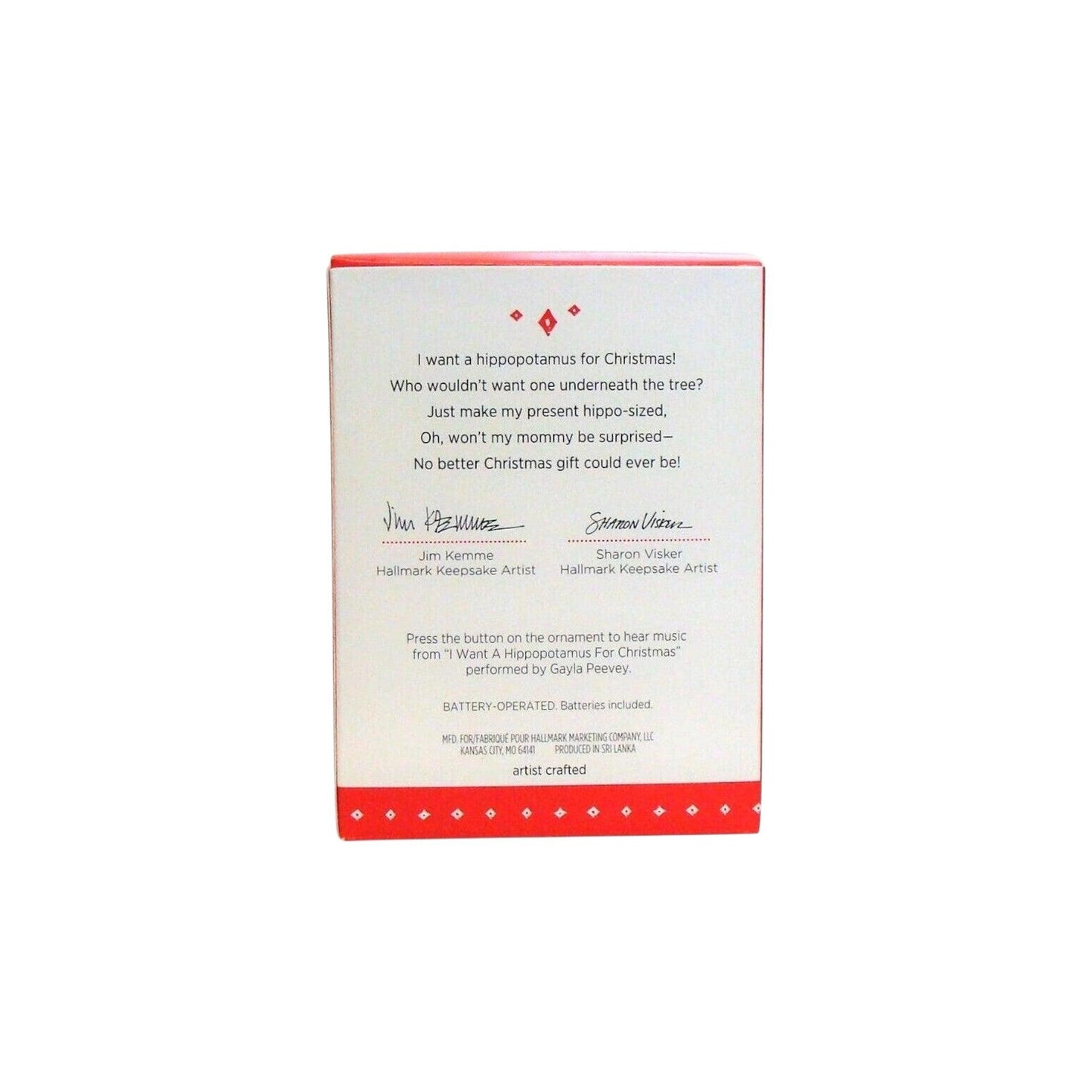 2015 I Want a Hippopotamus for Christmas (I Want A Hippopotamus For Christmas)