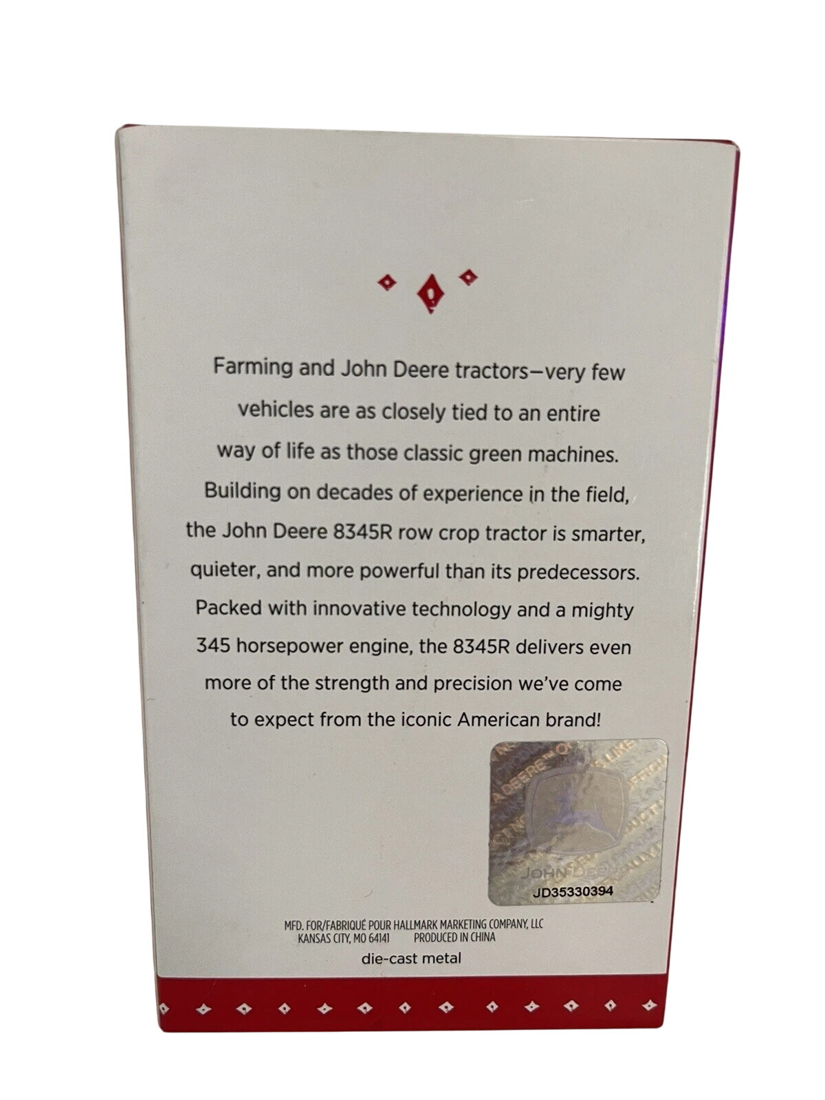 2015 John Deere 8345R Tractor Hallmark Ornament (John Wayne) QXI2529