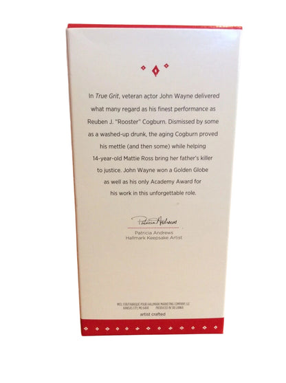 2015 John Wayne Hallmark Ornament (True Grit) QXI2377
