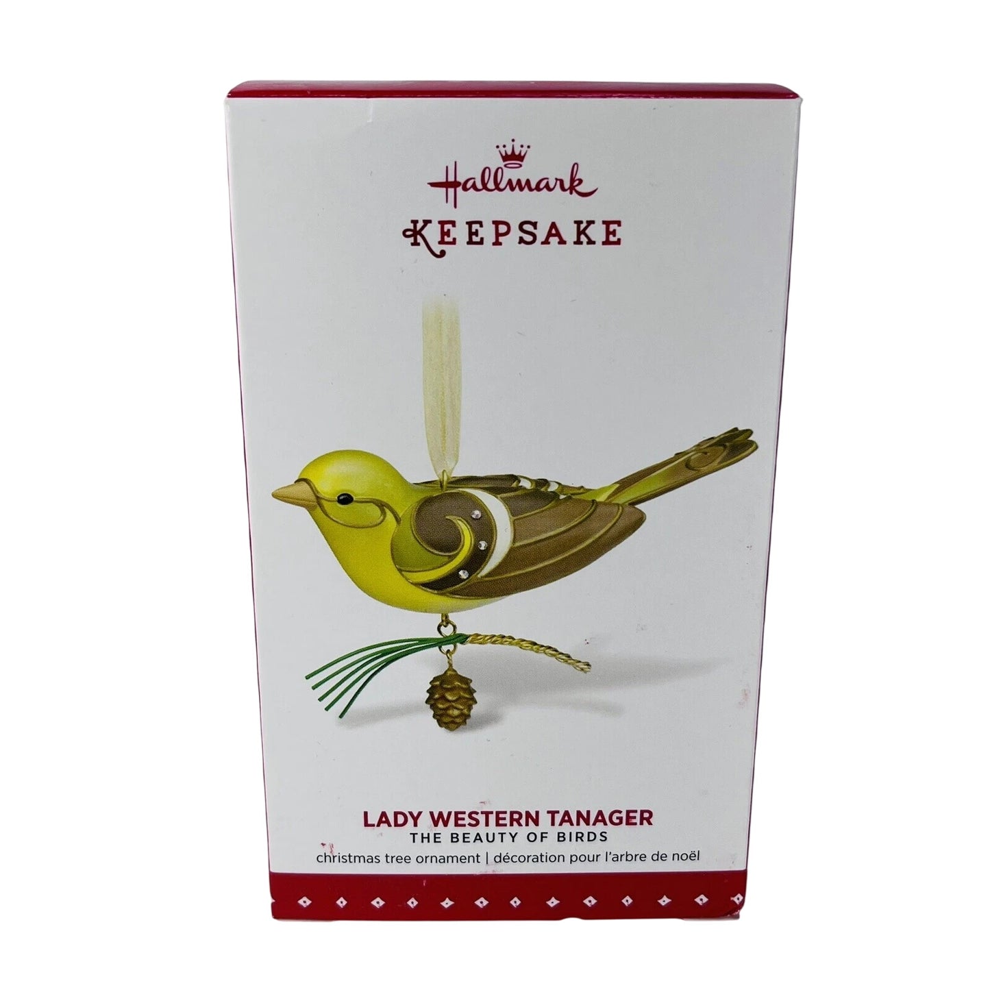 2015 Lady Wester Tanager Hallmark Ornament (Beauty of Birds) QXE3759