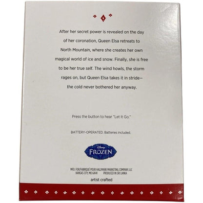 2015 Let It Go Hallmark Ornament (Frozen) QXD6147