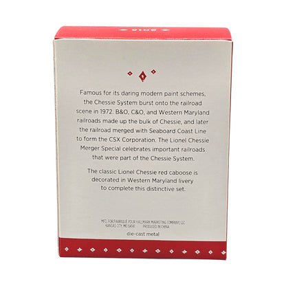 2015 Lionel Chessie WM Caboose Hallmark Ornament (Lionel) QXI2539