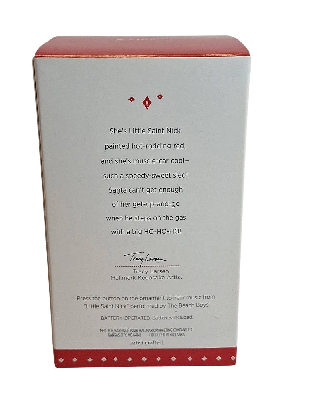 2015 Little Saint Nick Hallmark Ornament (Santa) QGO1027