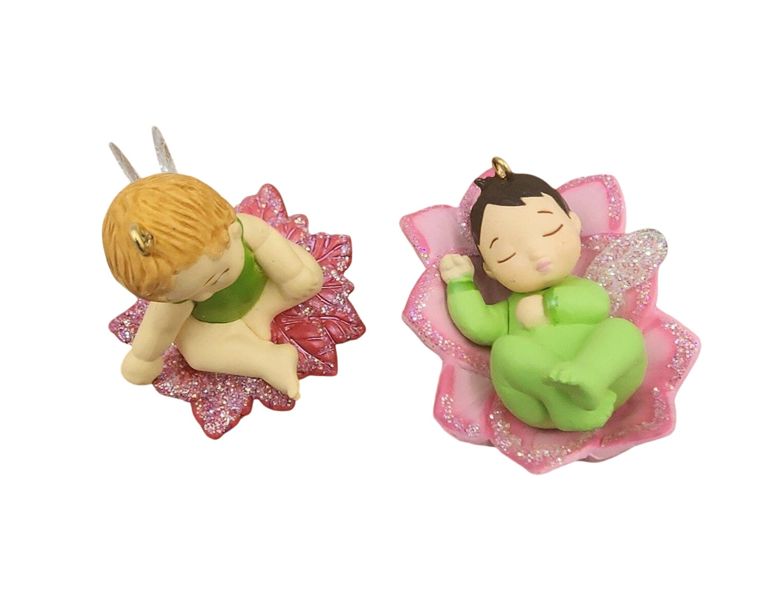 2015 Lotus and Poinsettia Hallmark Ornament (Baby Fairy Messengers) QHG1207