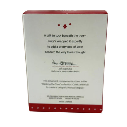 2015 Lucy Hallmark Ornament (Decking The Tree) QRP5906