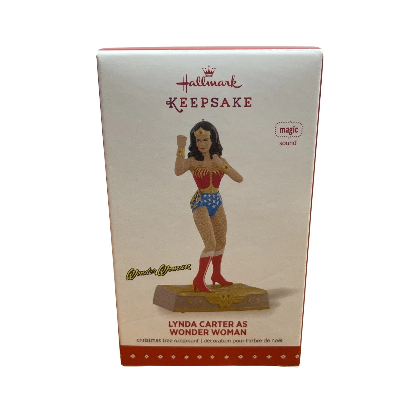 2015 Lynda Carter as Wonder Woman Hallmark Ornament (Super Heroes) QXI2483
