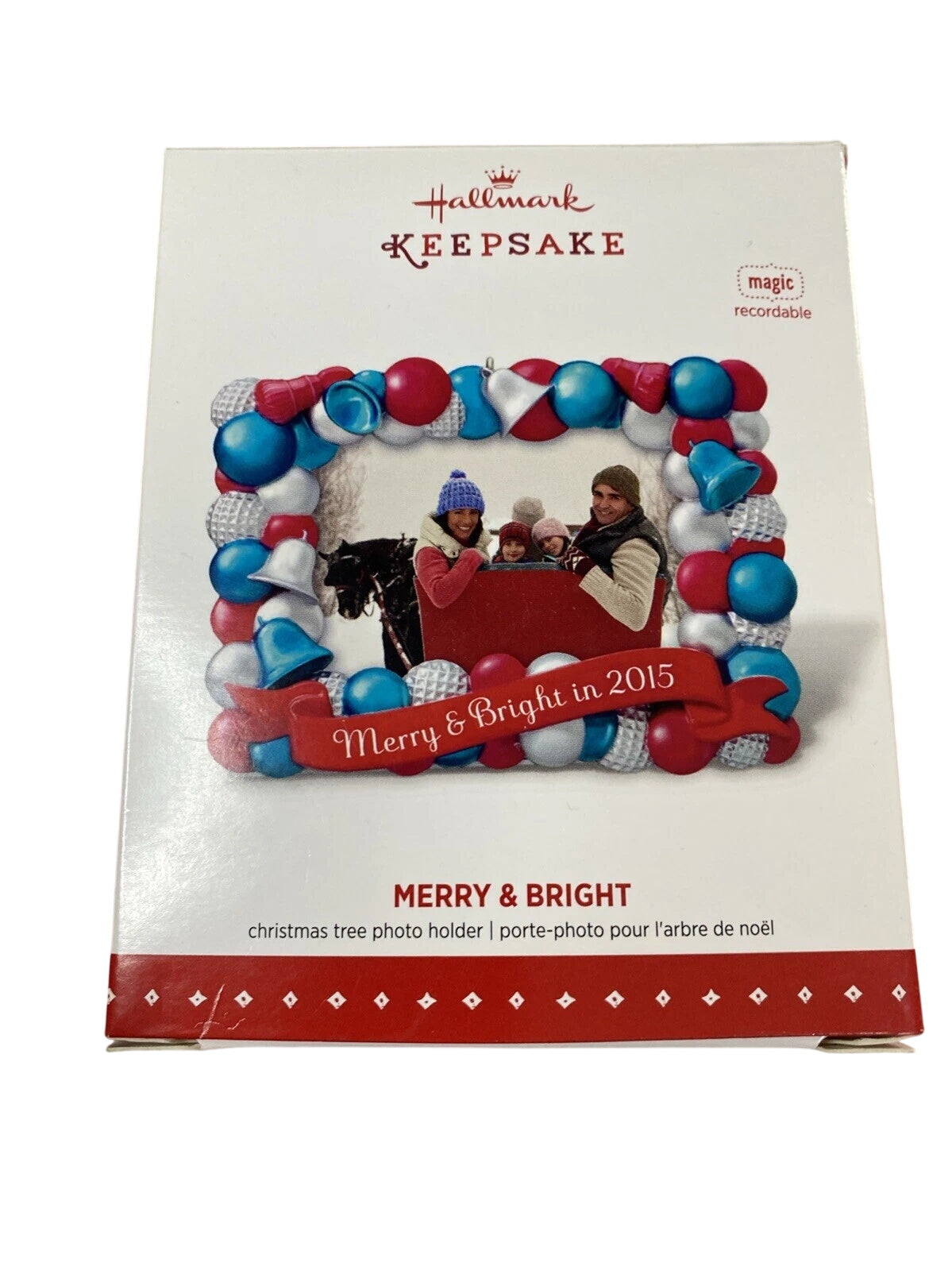 2015 Merry & Bright Hallmark Ornament (Photo Holder) QGO1307