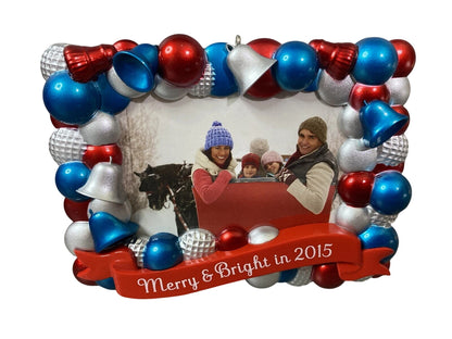 2015 Merry & Bright Hallmark Ornament (Photo Holder) QGO1307
