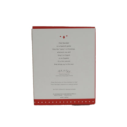 2015 Muchas Felicidades Hallmark Ornament (Guitar) QGO1649