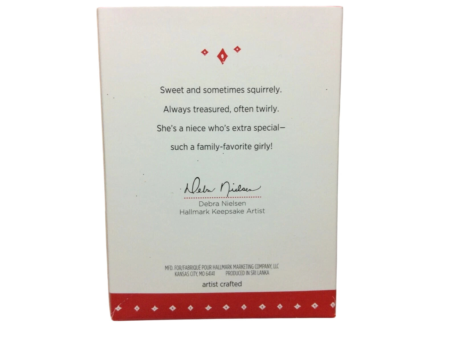 2015 Niece Hallmark Ornament (Chipmunk & Squirrel) QG01299