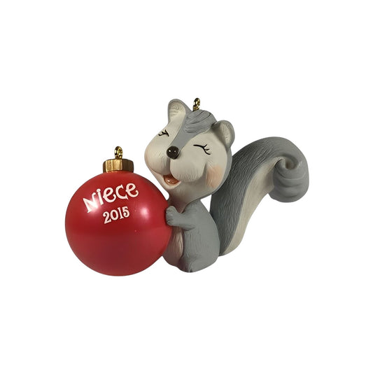 2015 Niece Hallmark Ornament (Chipmunk & Squirrel) QG01299