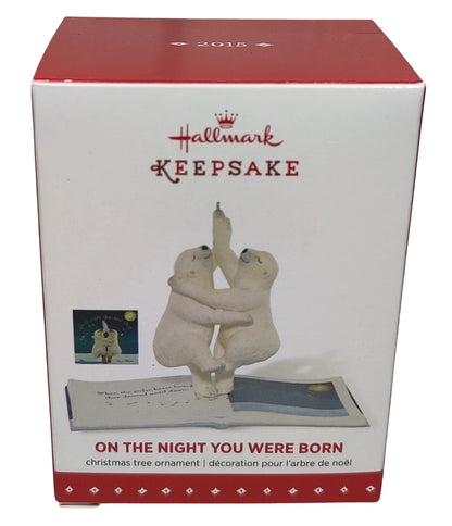 2015 On the Night You Were Born Hallmark Ornament (Book Ornament) QXI2687