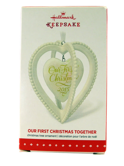 2015 Our First Christmas Together Hallmark Ornament (Heart) QGO1159