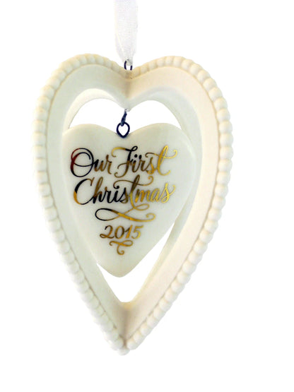 2015 Our First Christmas Together Hallmark Ornament (Heart) QGO1159