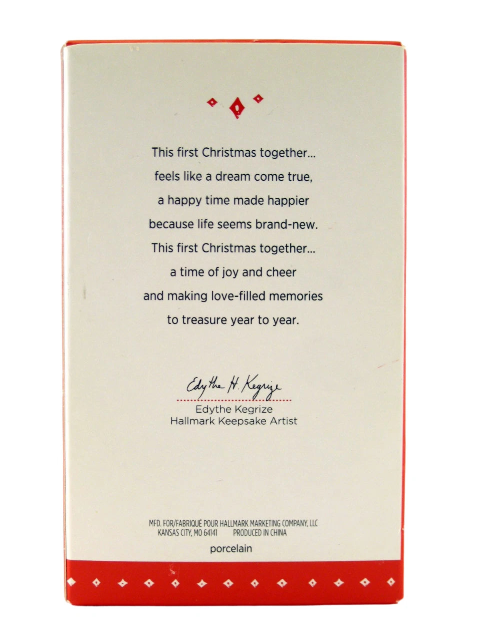 2015 Our First Christmas Together Hallmark Ornament (Heart) QGO1159