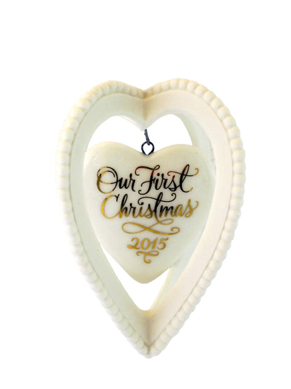 2015 Our First Christmas Together Hallmark Ornament (Heart) QGO1159