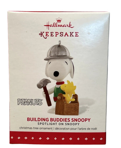 2015 Peanuts Building Buddie Snoopy Hallmark Ornament (Spotlight on Snoopy) QX9017