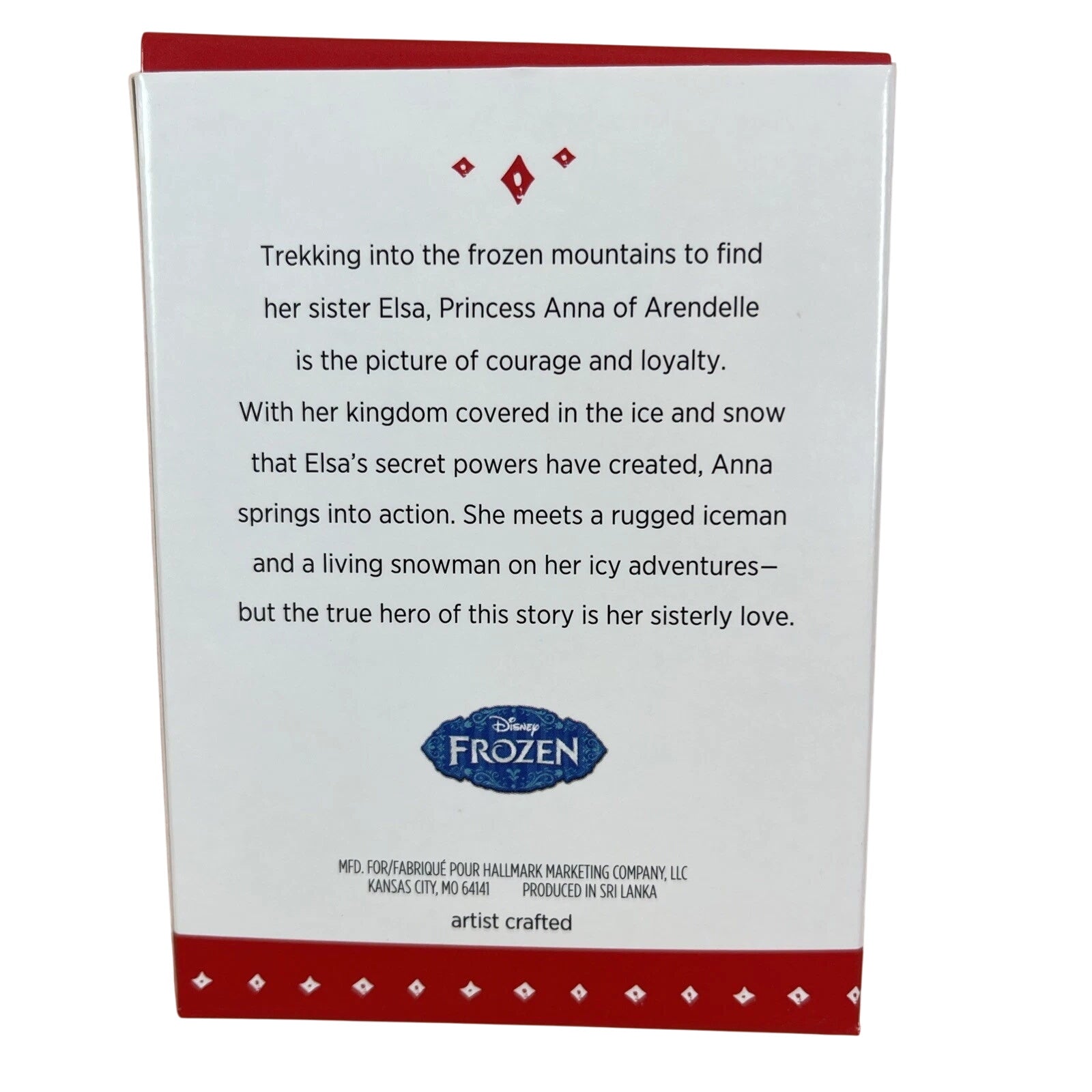 2015 Princess Anna Hallmark Ornament (Frozen) QXD6149