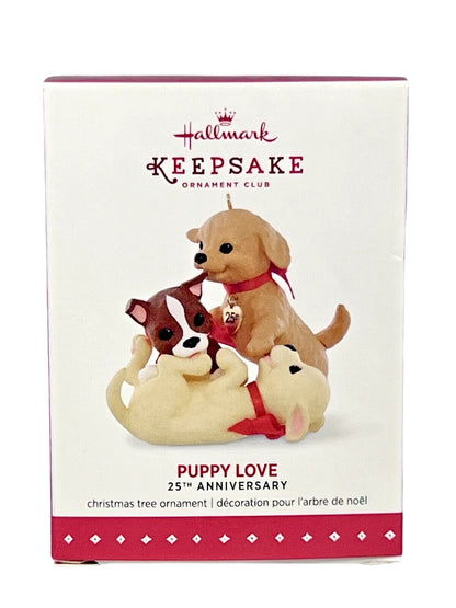 2015 Puppy Love 25th Anniversary Hallmark Ornament (Puppy Love) QXC5109