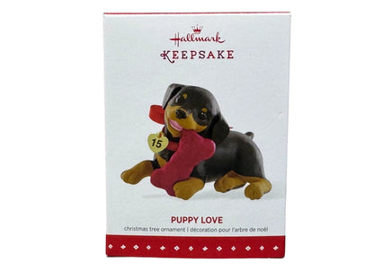 2015 Puppy Love Hallmark Ornament (Puppy Love) QX9129