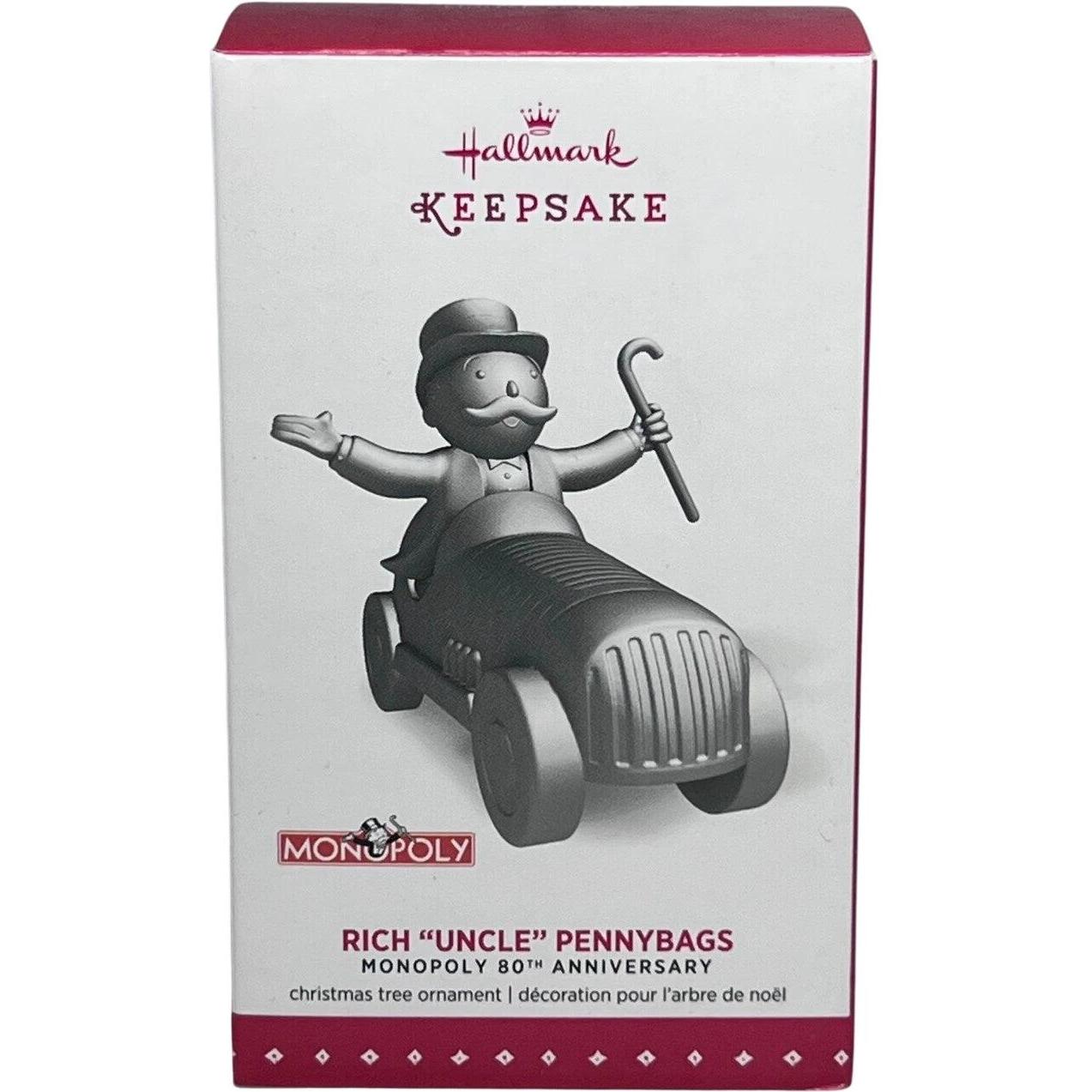 2015 Rich "Uncle" Pennybags Hallmark Ornament (Monopoly 80th Anniversary) QXE3769