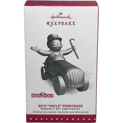 2015 Rich "Uncle" Pennybags Hallmark Ornament (Monopoly 80th Anniversary) QXE3769