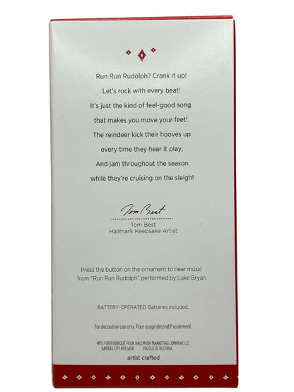 2015 Run Run Rudolph Hallmark Ornament (Guitar) QG01049
