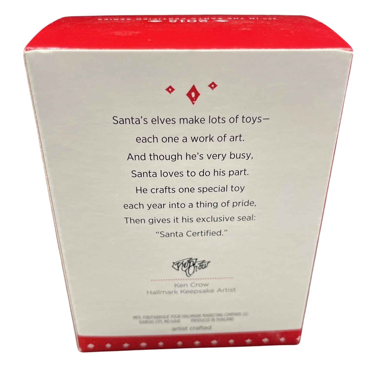 2015 Santa Certified Hallmark Ornament (Santa Certified) QX9099
